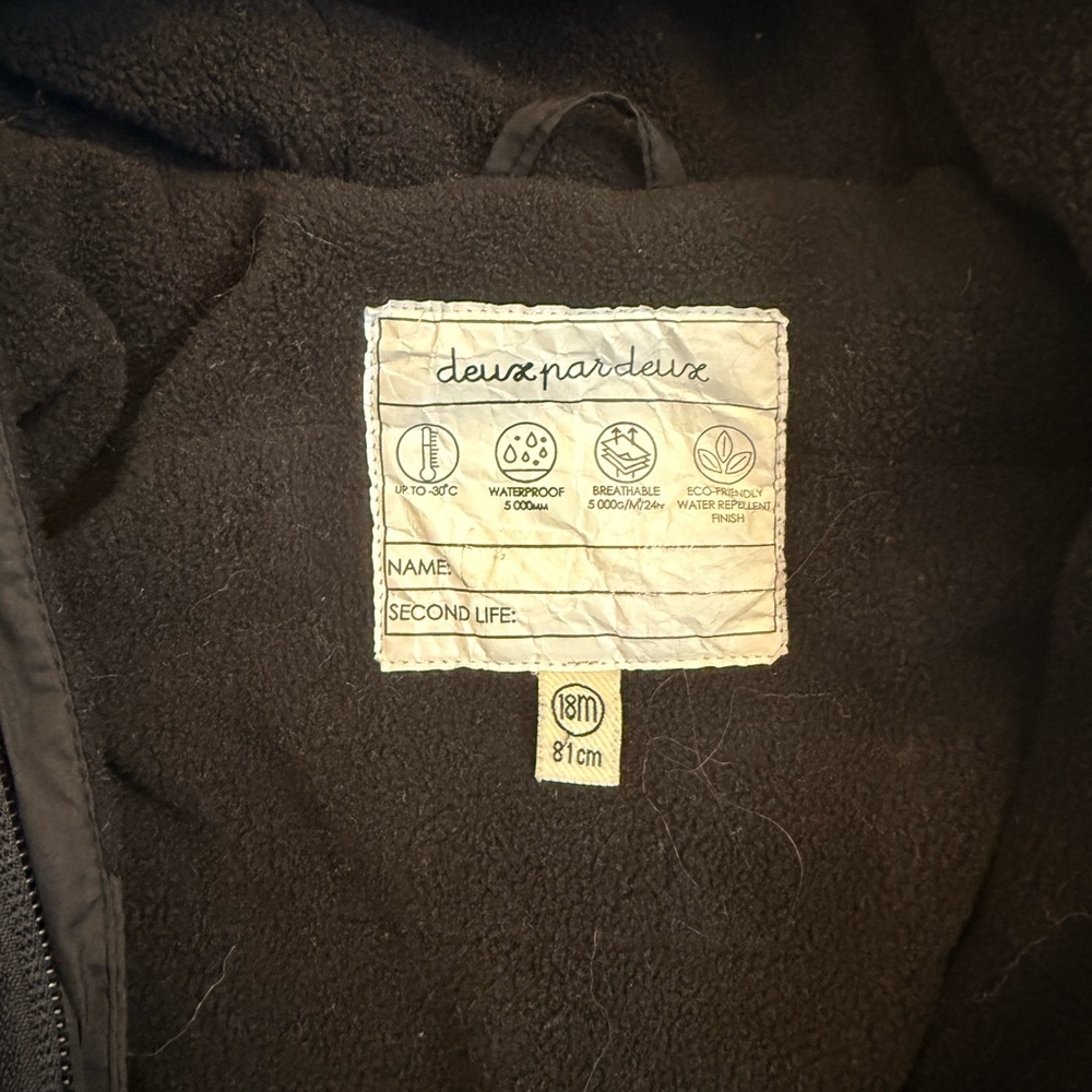 deux par deux One Piece Original Puffy Snowsuit - Picture 5 of 7